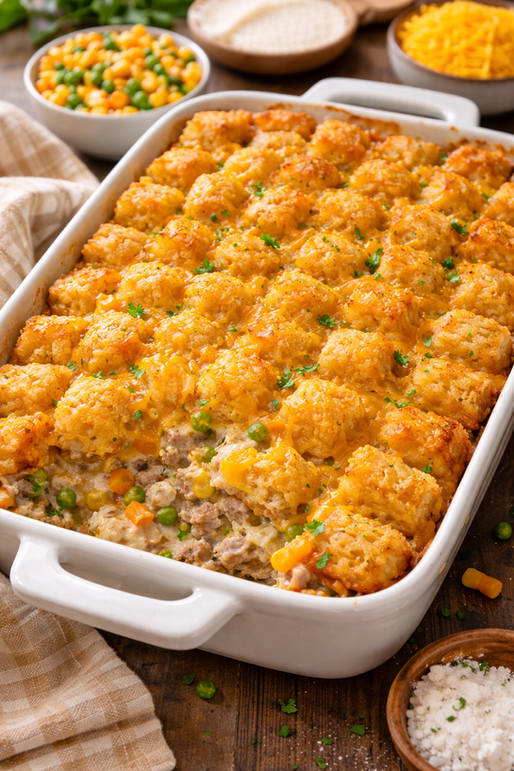 Tater Tot Hotdish (Jess's Version)