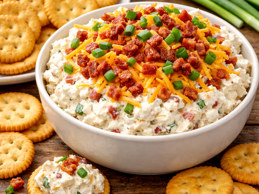 Loaded Bacon Cheddar Ranch Crack Dip
