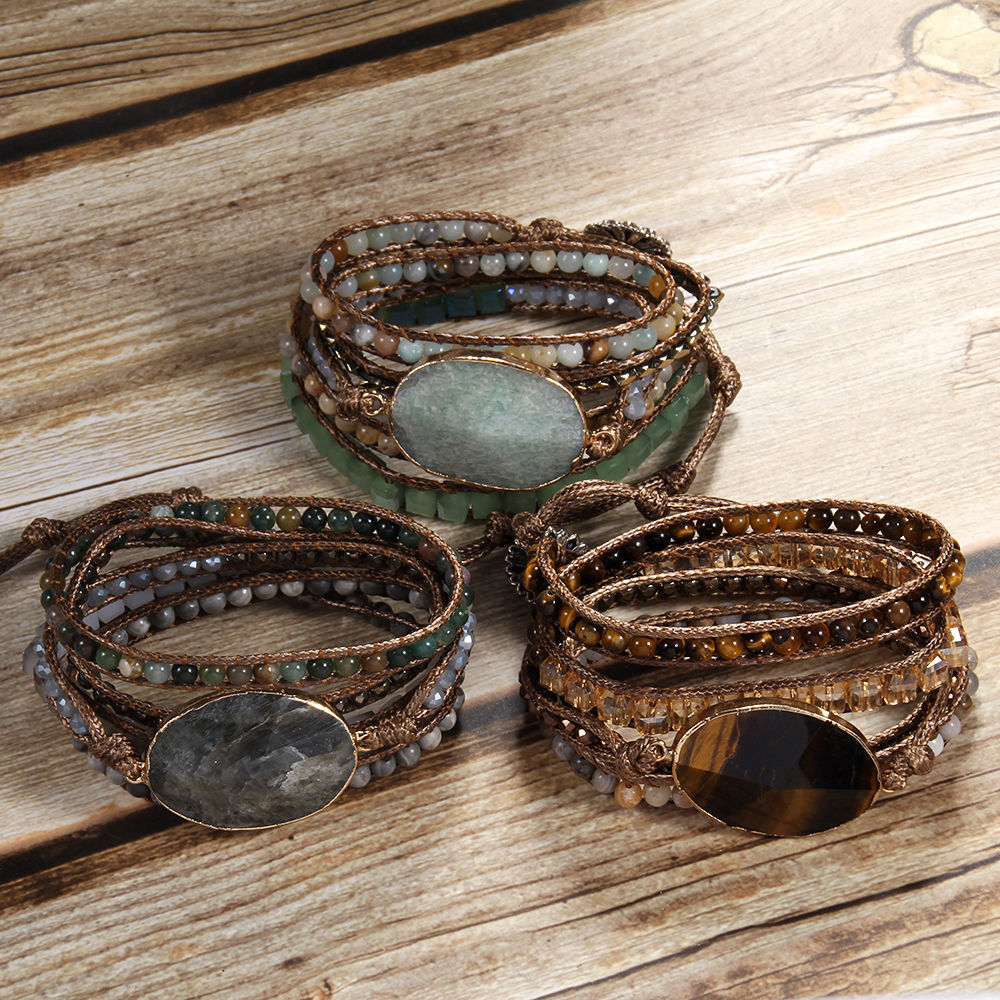 Boho 5-Strand Beaded Bracelet