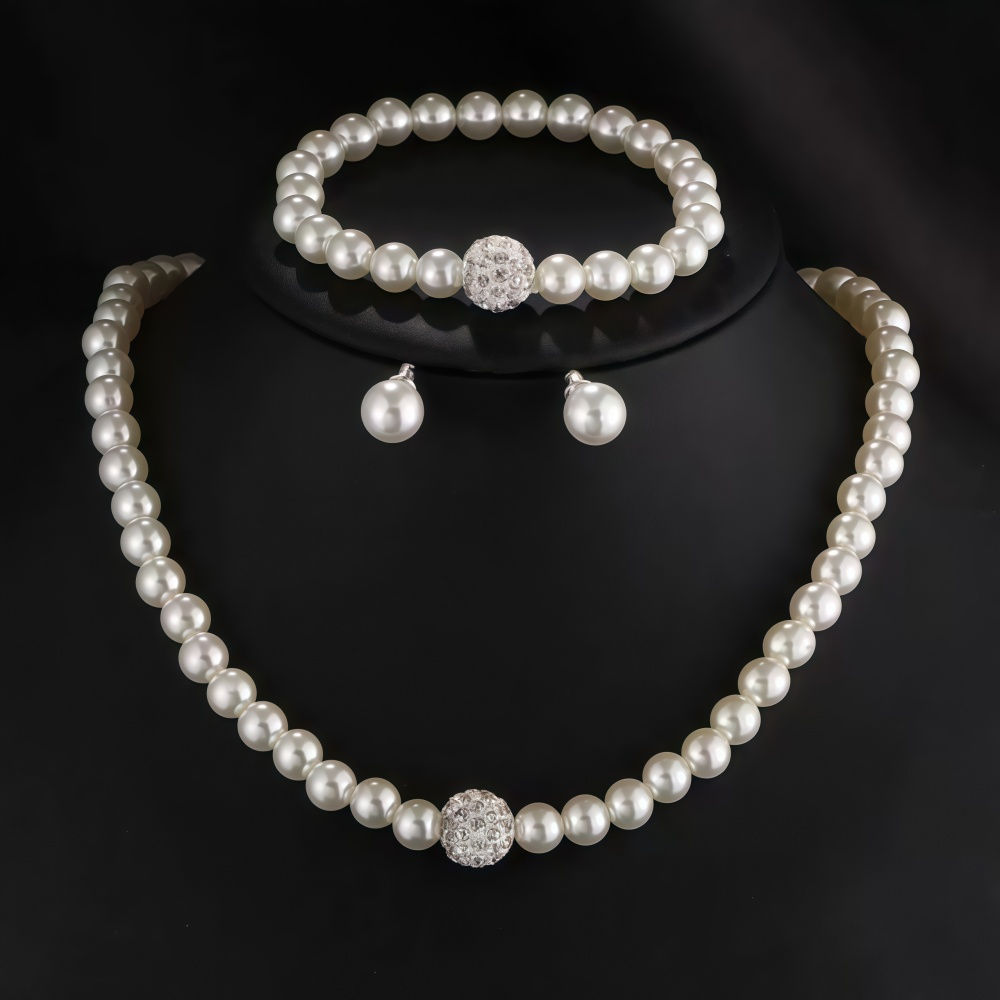 3-Piece Pearl Jewelry Set