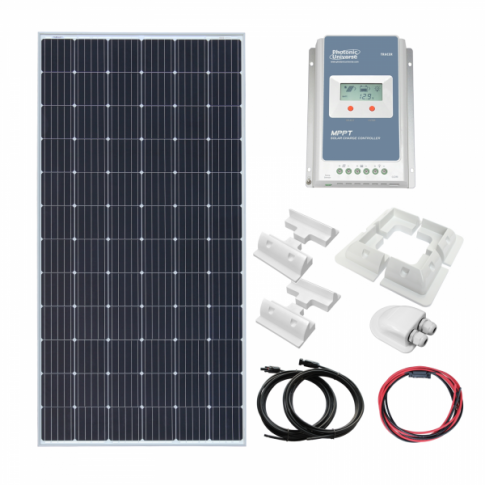 Voltech Solar Controller 360W 12V/24V Complete solar charging kit with 30A MPPT controller ...