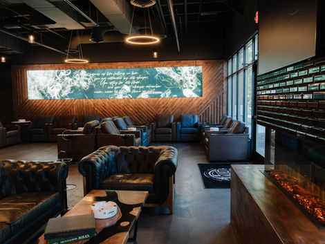 Cigar Lounge Interior Design | Commercial Interior Design