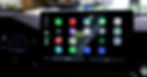 Car infotainment system screen displaying various app icons, Toyota, set, and cancel. CAR Audio