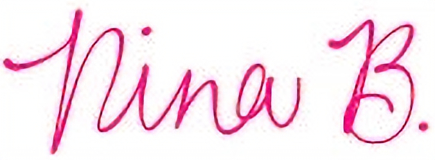 Nina B. signature
