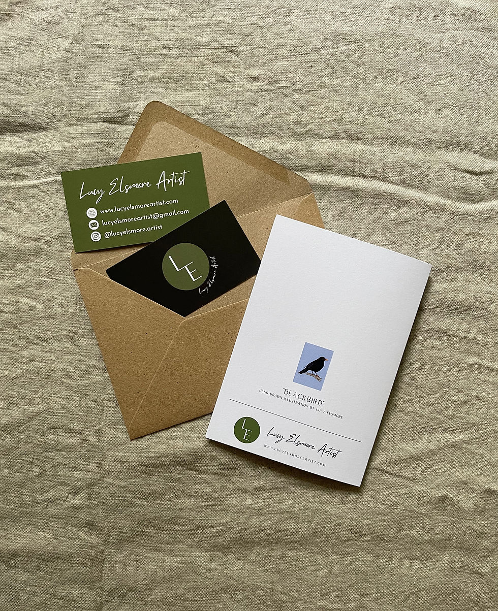 Thumbnail: “Blackbird” Greetings Card