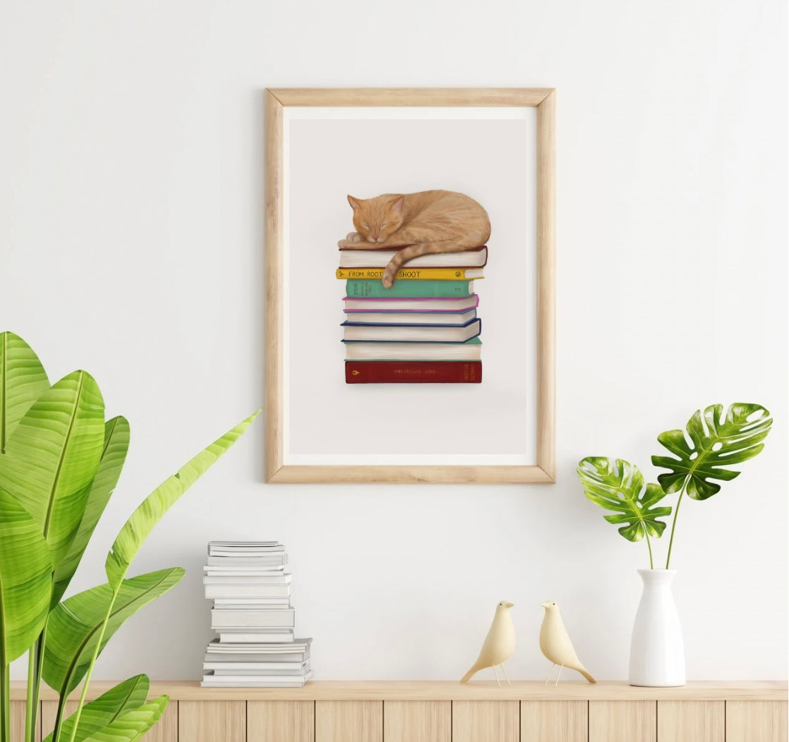 “The Librarian” - A4 Unframed Print