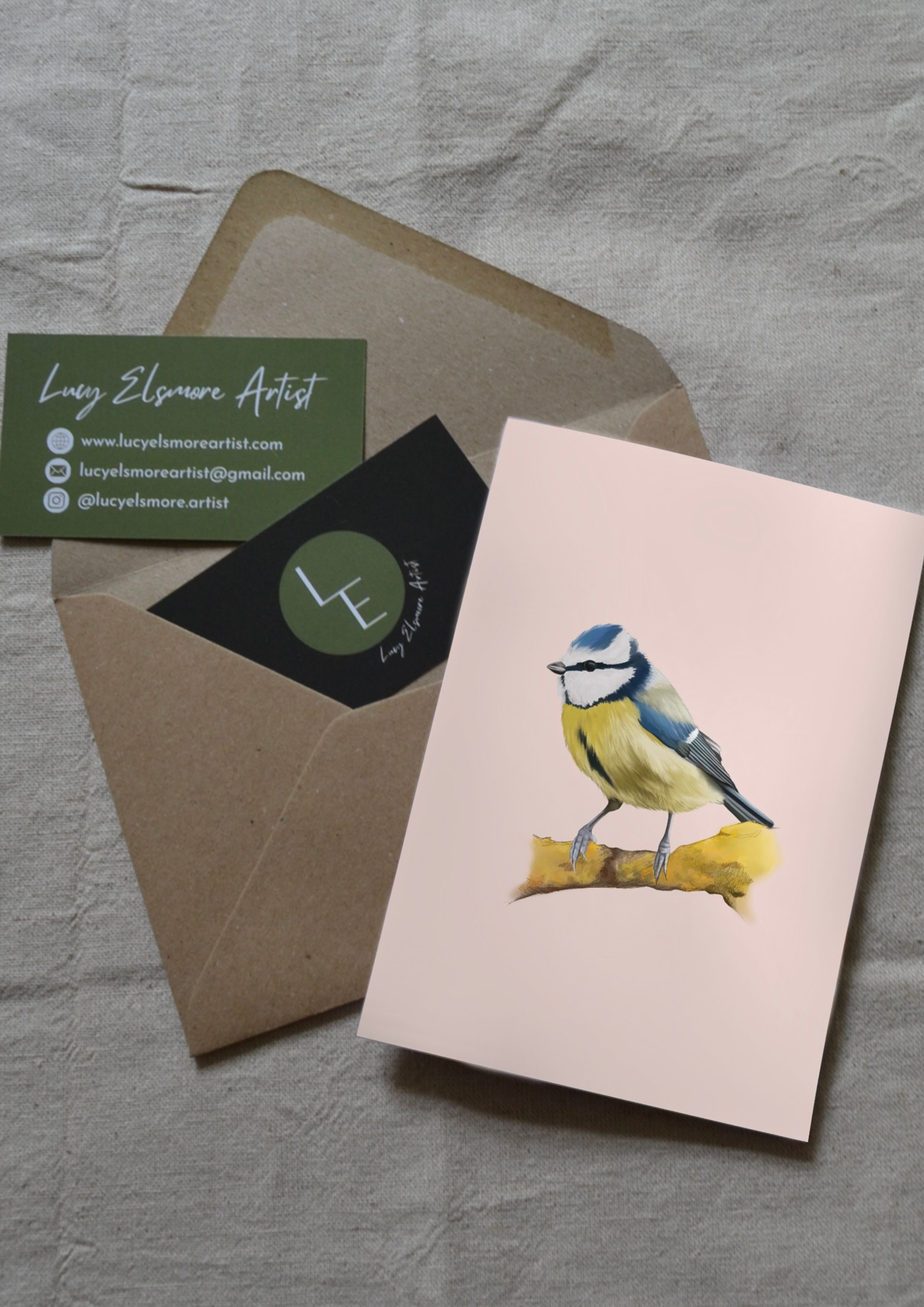 “Blue Tit” Greetings Card