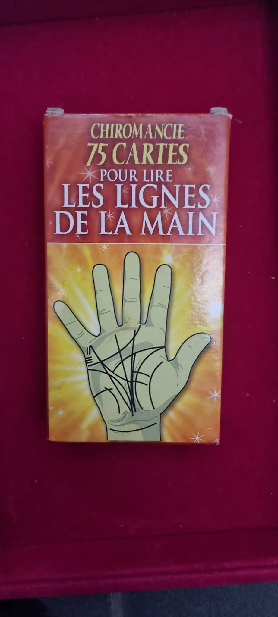 Jeu 75 cartes Chiromancie