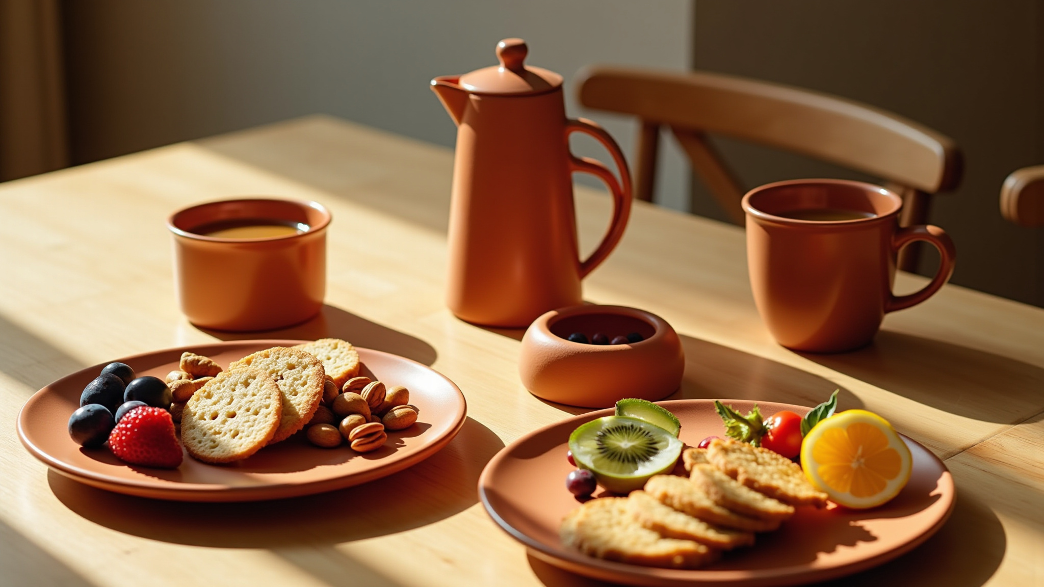 A whole plate for just two crackers? You Heathens!!!