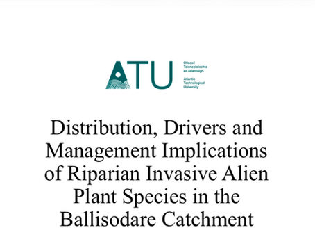 Thesis on Ballisodare / Unshin Invasive Species by Conall Bonner, ATU Sligo