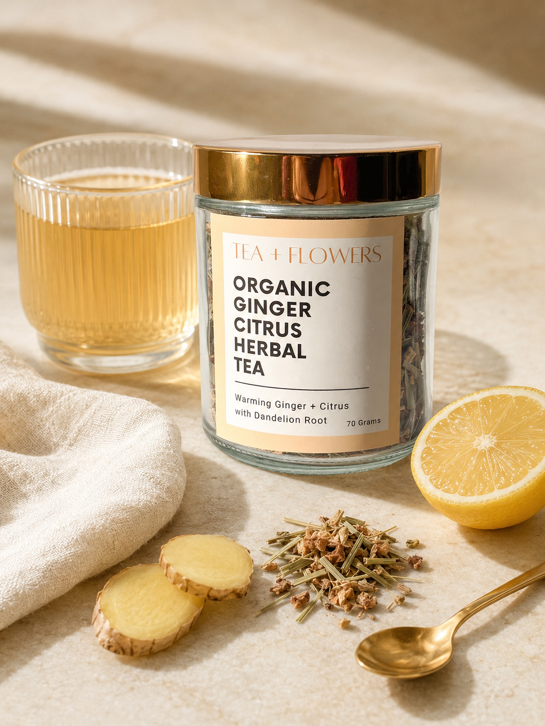 Organic Ginger Citrus Herbal Tea