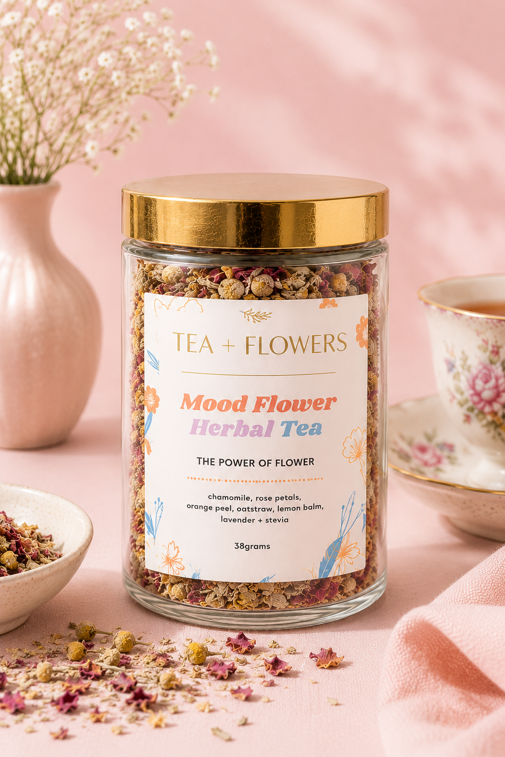 Mood Flower Loose Leaf Herbal Tea - The Power Of Flower