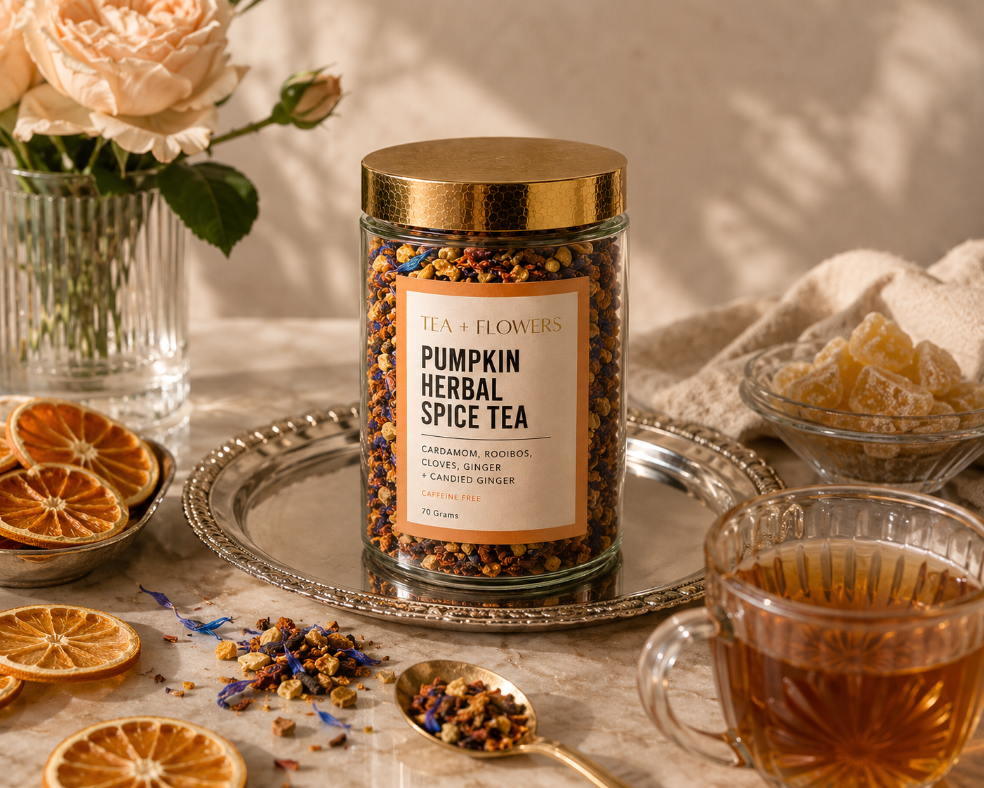 Pumpkin Herbal Spice Tea Blend