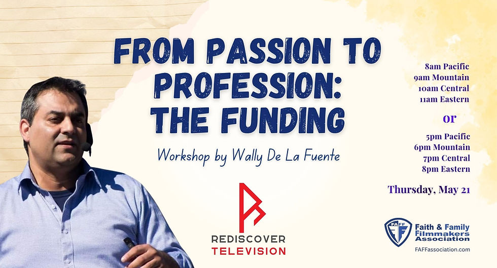FAFF Workshop 10AM and 7PM Central