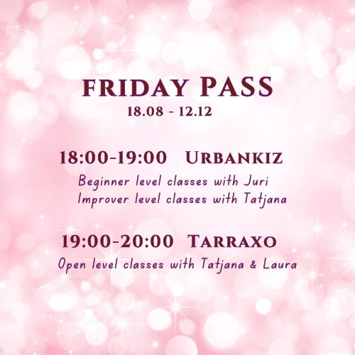 S-Dance: Autumn 2025 - Urbankiz & Tarraxo weekly classes for beginners and Improvers on Fridays