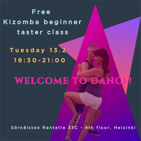 Try Free Kizomba taster class at S-Dance!