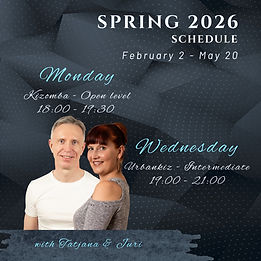 Spring 2026 Schedule - S-Dance Helsinki