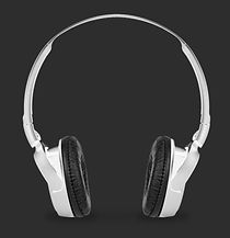 Fones de ouvido de prata
