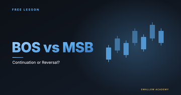 BOS vs MSB — Continuation or Reversal?