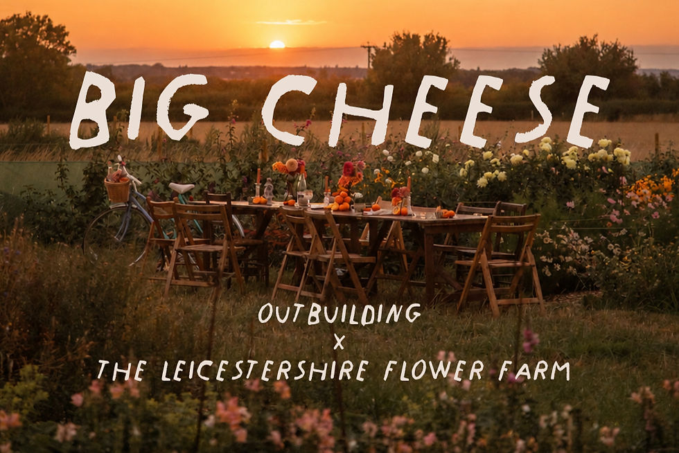 big cheese at the flower farm