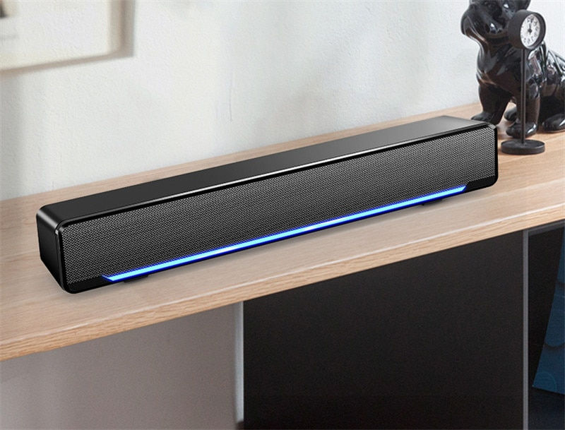 Thumbnail: Desktop USB Soundbar with Subwoofer for Home Use