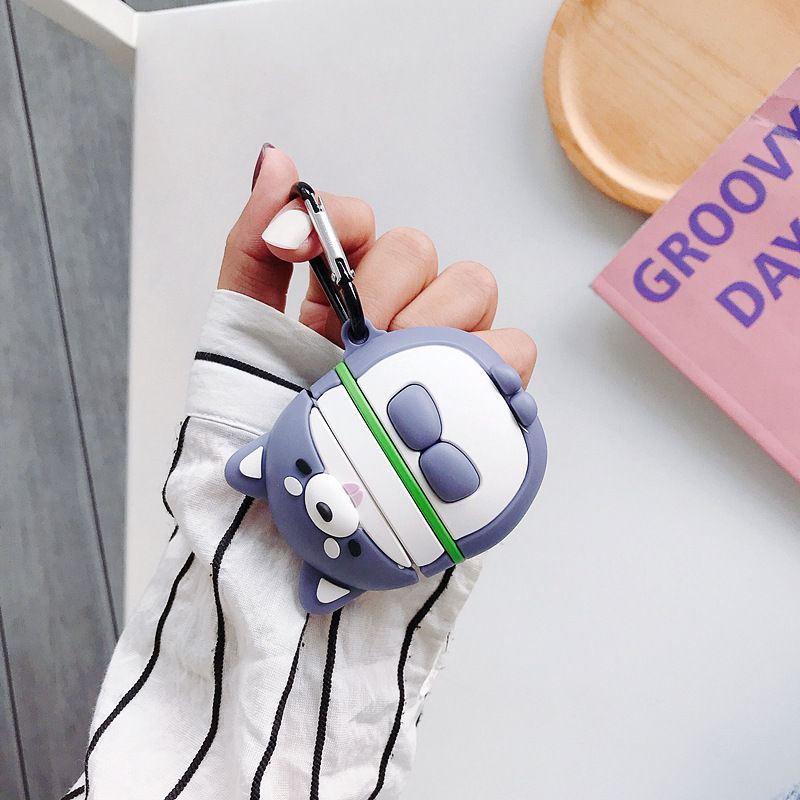 Thumbnail: Cute Shiba Inu Earphone Case - Bluetooth Protector