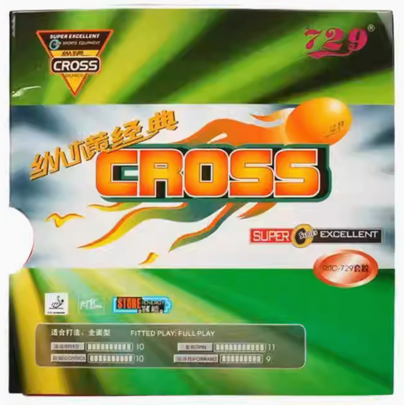 729 RITC Cross Table Tennis Rubber