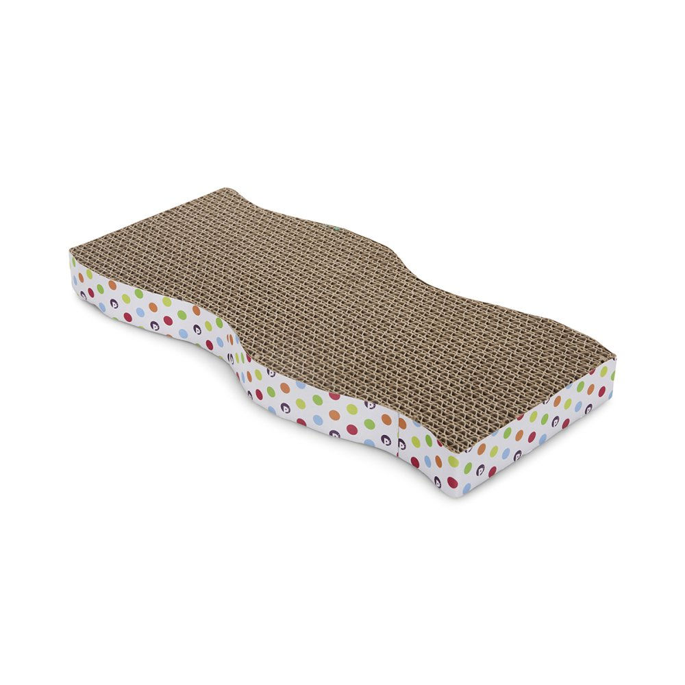 Cardboard Cat Scratcher with Catnip