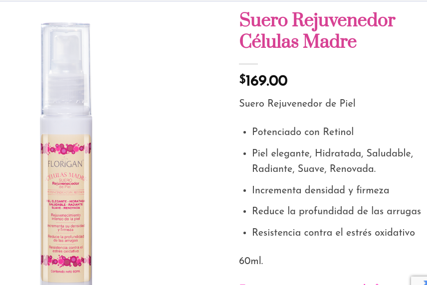 Miniatura: Suero Rejuvenedor Células Madre