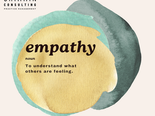 Empathy... The Golden Ticket to Leadership and endorsed by your Orthodontic Consultants!