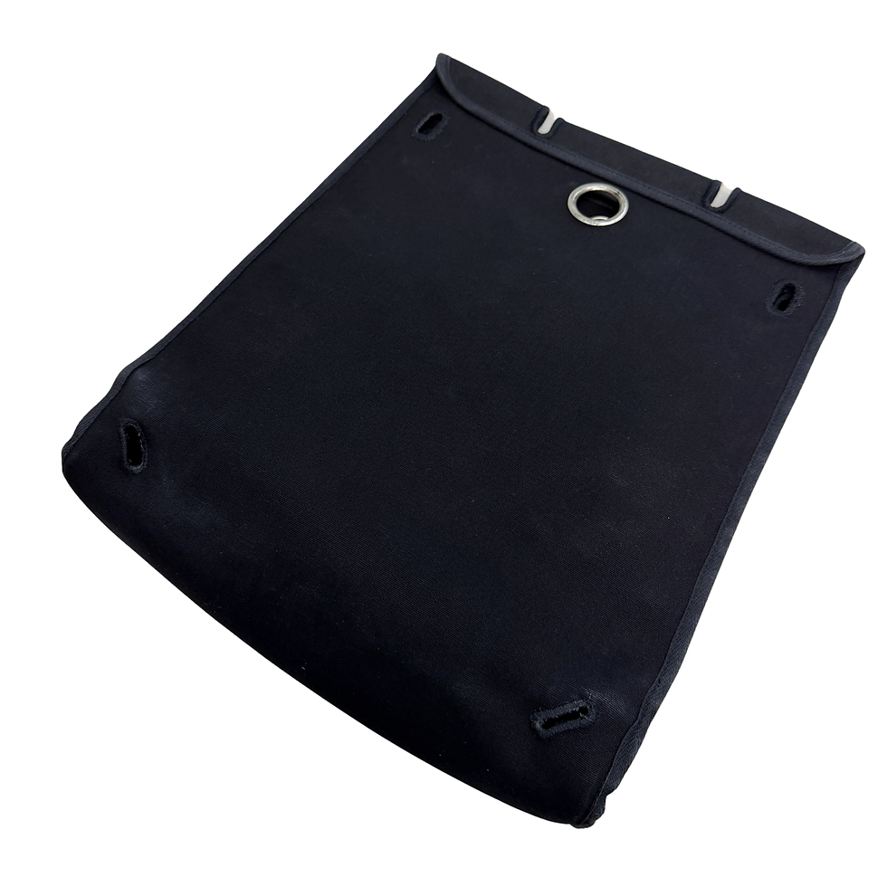 Miniatura: Hermès Herbag 31 Black Canvas Bag