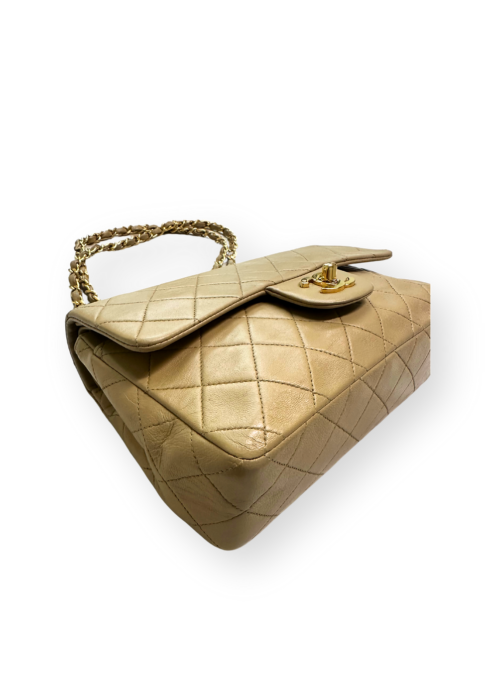 Miniatura: Chanel Matelasse Lambskin Double Flap Bag 23