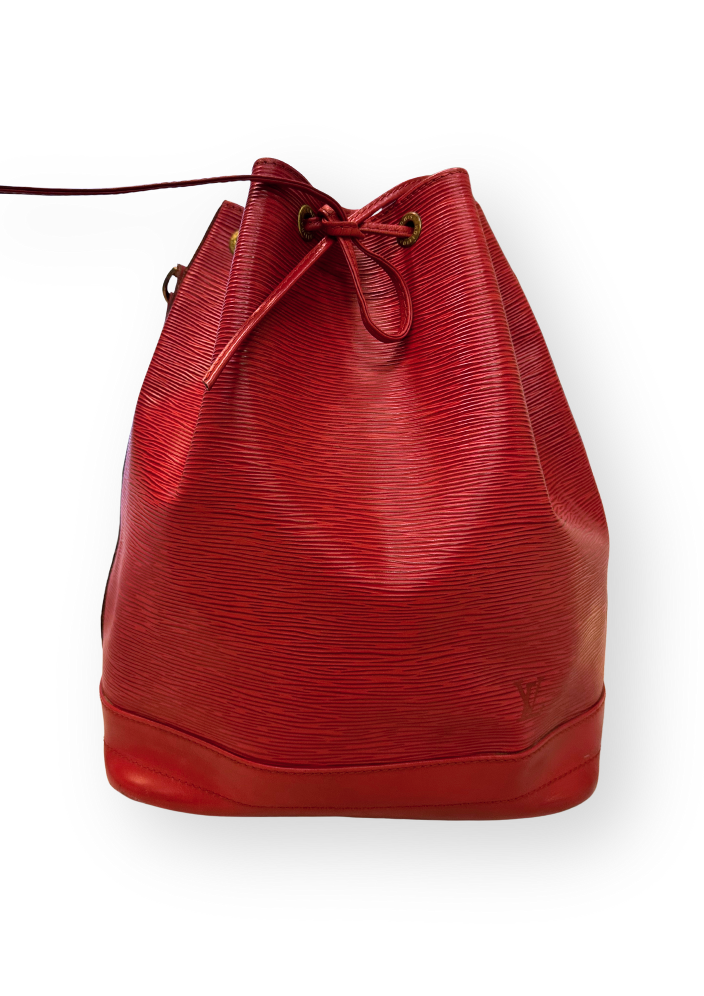 Louis Vuitton Noe Epi Red Bucket Bag