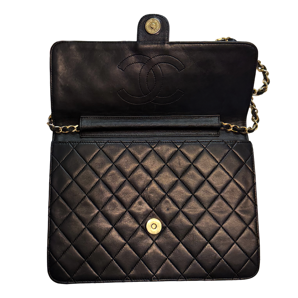 Miniatura: Chanel Quilted Leather Single Flap
