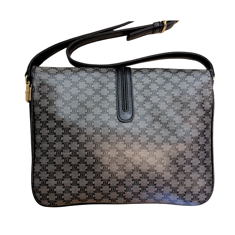 Miniatura: Celine Triomphe Macadam Shoulder Bag