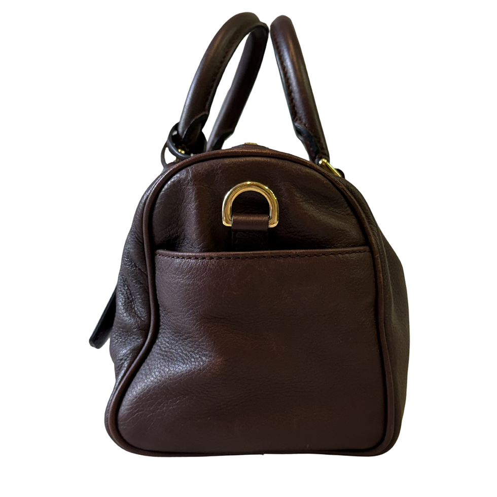 Miniatura: LOEWE Dark Brown Mini boston Bag