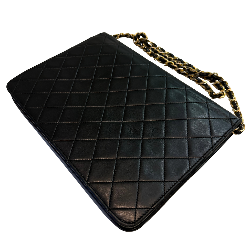 Miniatura: Chanel Quilted Leather Single Flap