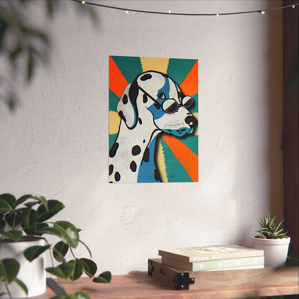 Thumbnail: Retro Dog Poster – Pop Art Wall Decor
