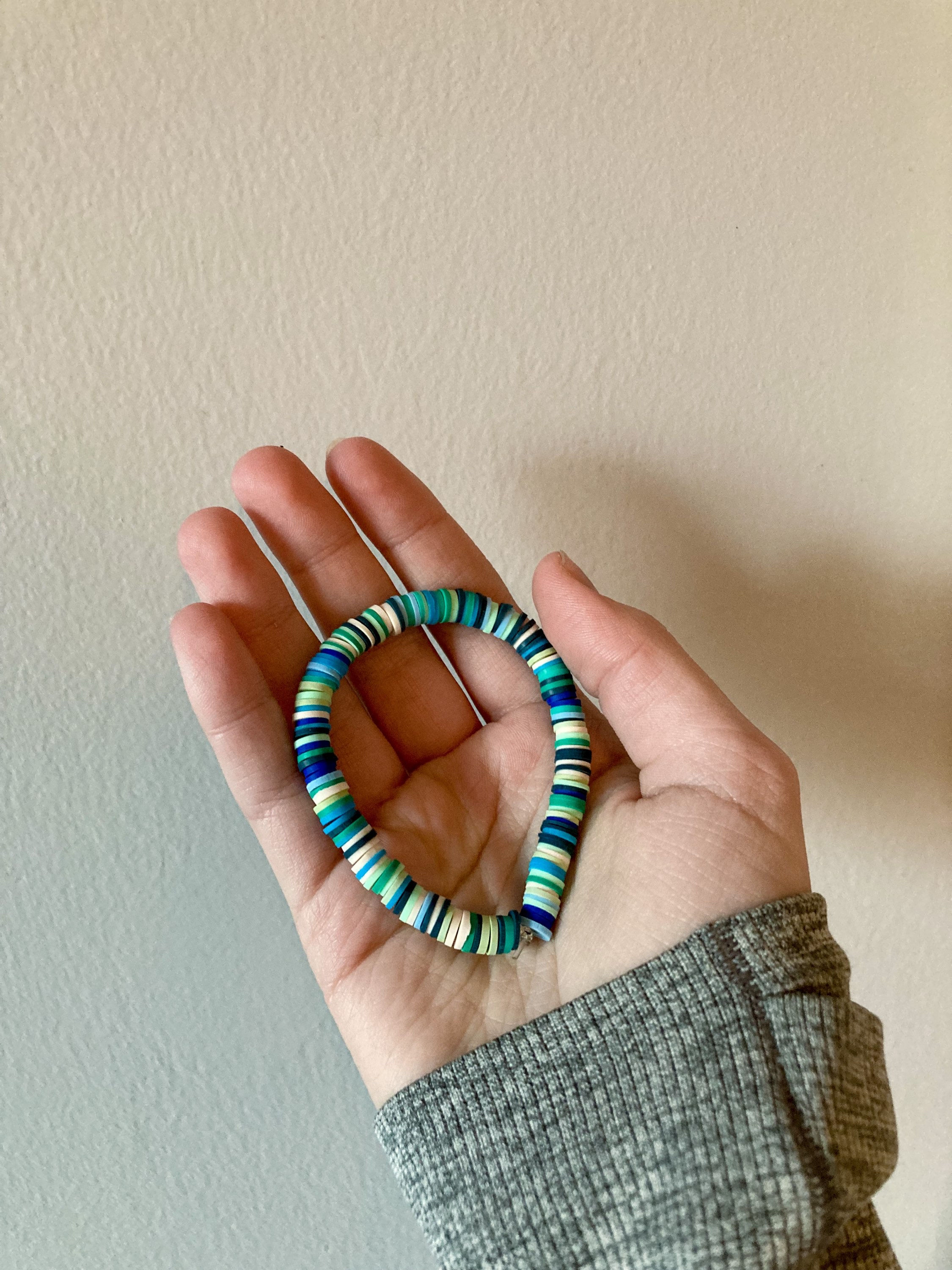 Earthy Clay Bead Bracelet