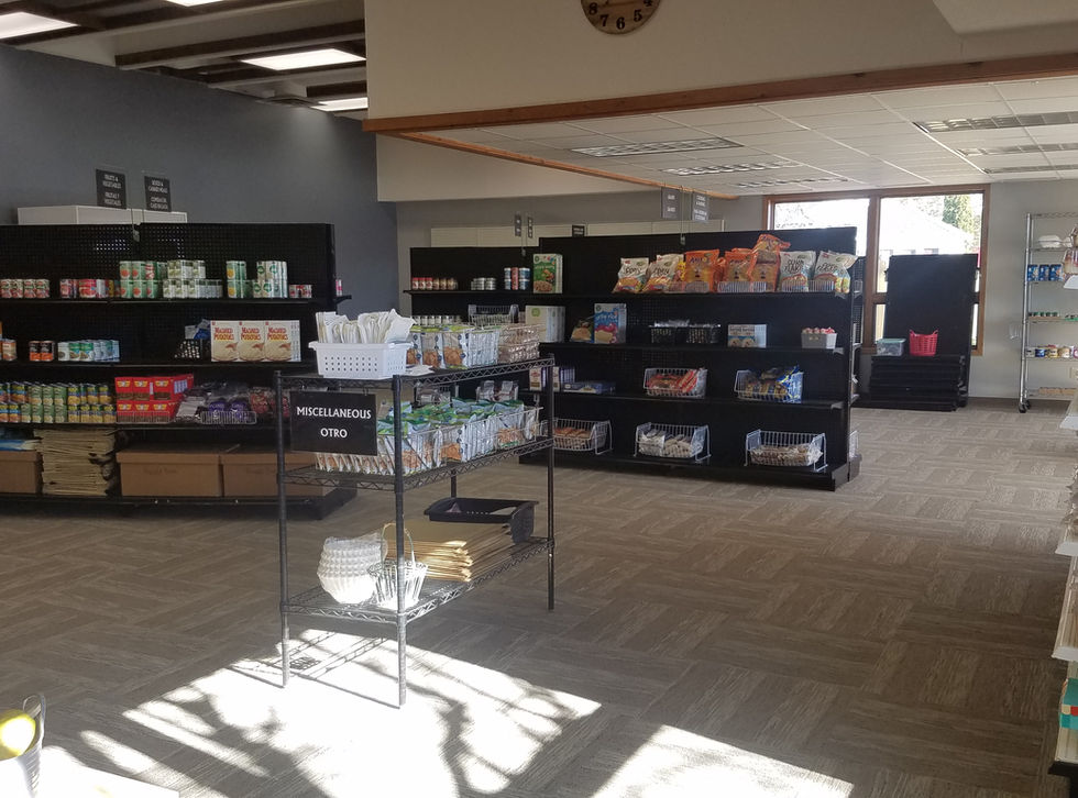 Hunger relief, Food shelf, Layout design, community design