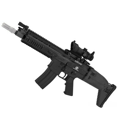 רפליקת איירסופט SCAR-L — רובה סער מודרני במטווח פורטל ביקנעם