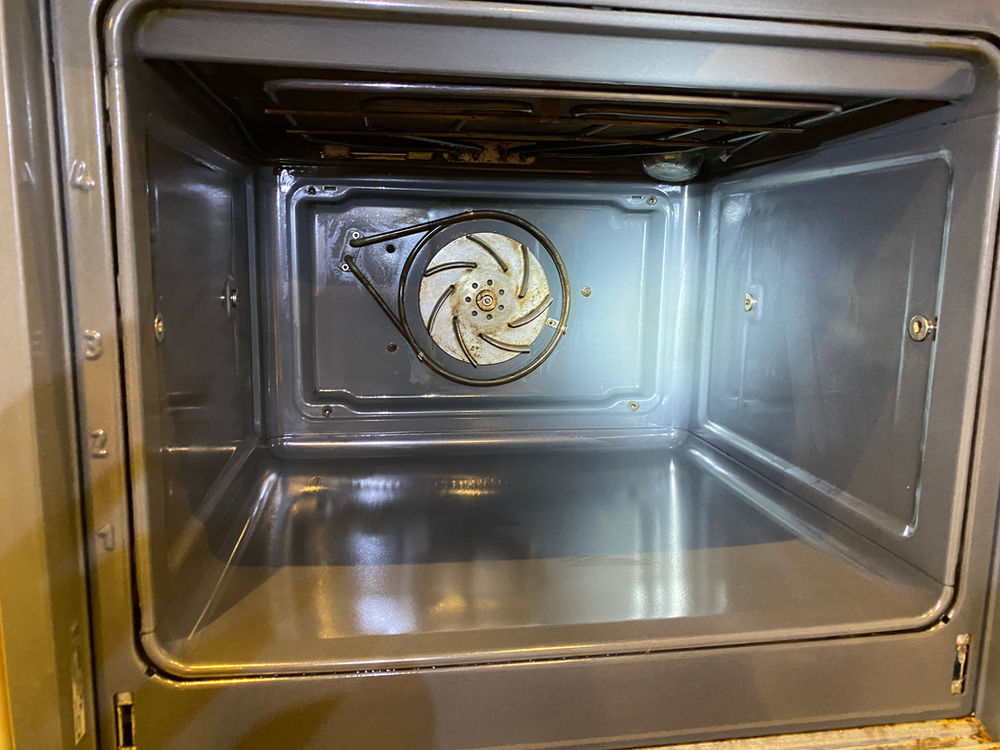Are there any toxic or fumes during a professional oven clean/HEALTHY