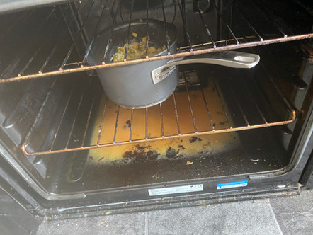 My most dangerous Oven Cleaning job so far!