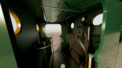 KCR W.G. Bagnall (driving cab)