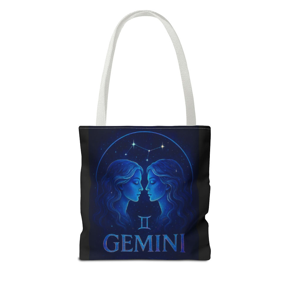 Thumbnail: Gemini Zodiac Tote Bag 