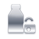 Resin bottle with an open padlock, open material and no resin contract