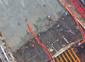 Pouring Concrete from Above