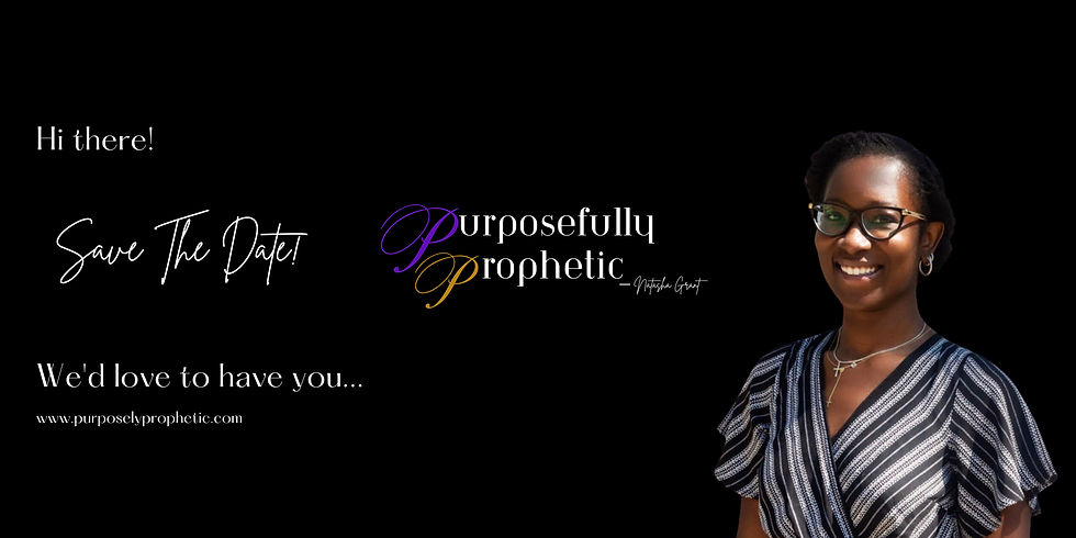 Purposefully Prophetic Mentorship & Community: OFFICIAL OPENING