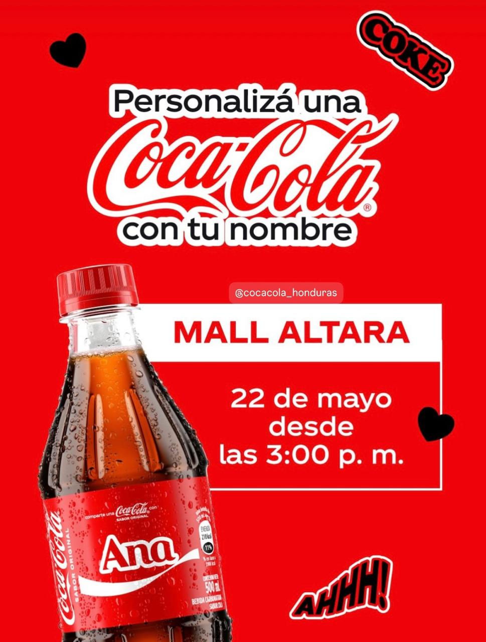 Personaliza tu Coca Cola