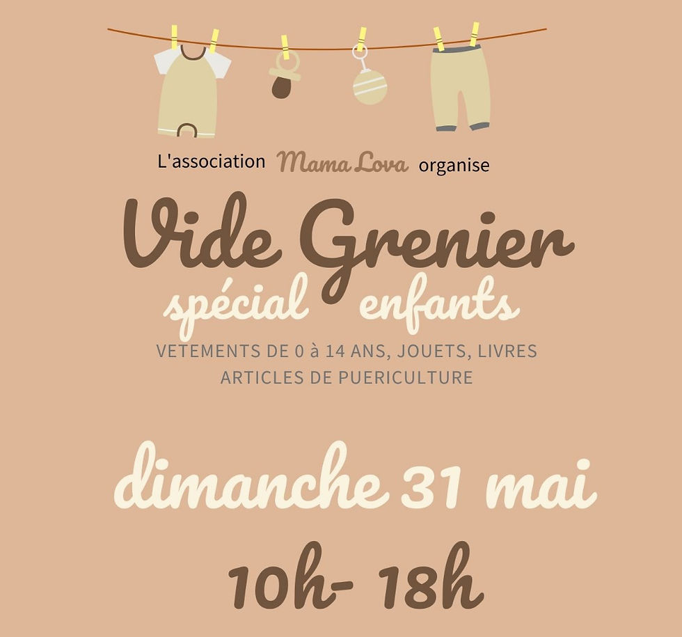 Le vide-grenier bi-Annuel de Mama Lova spécial enfants : un événement pratique et utile